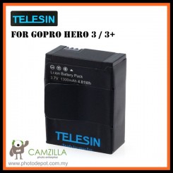TELESIN Replacement 1300mAh Battery for GoPro AHDBT-302 Hero 3 / 3+